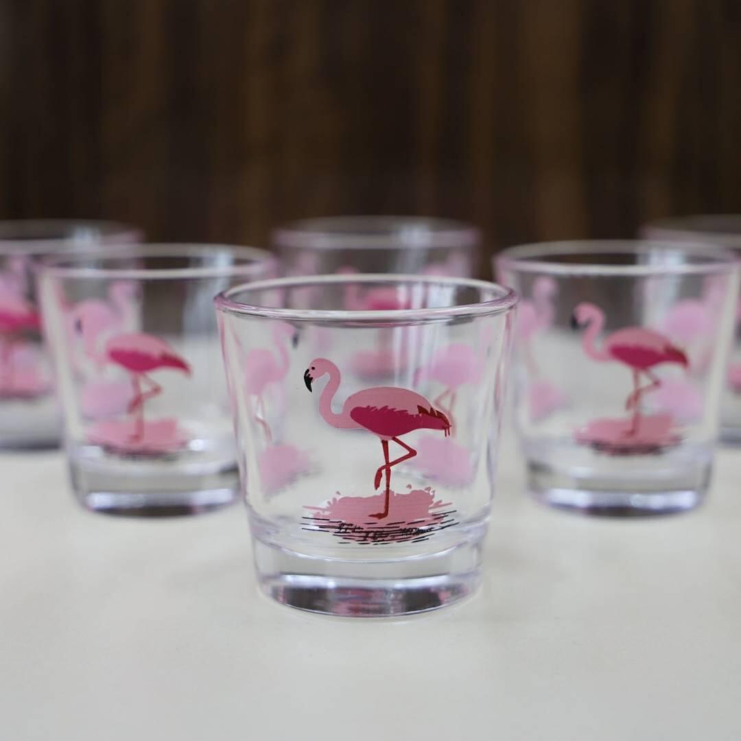 Arow Flamingo Kahve Yanı Su Bardağı 6'lı