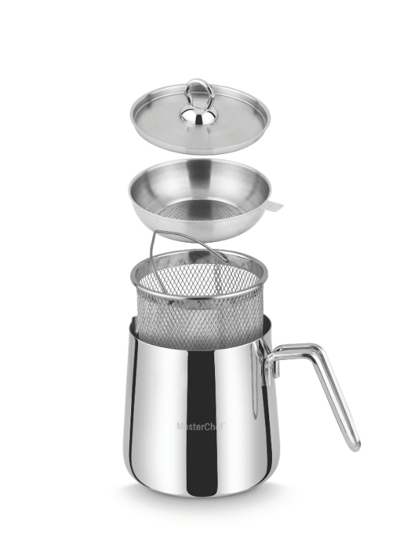 LİNES ÇELİK KIZARTMA POTU 4PCS İNOX