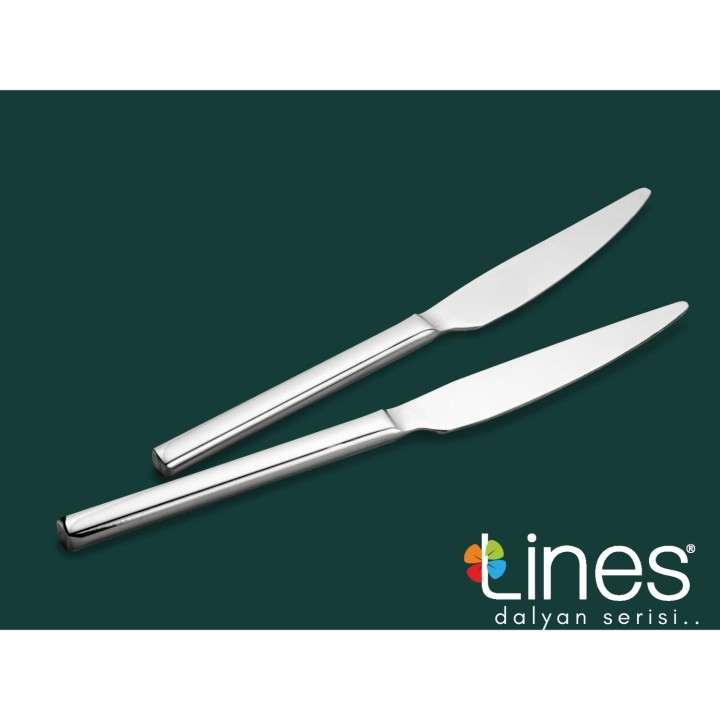 Lines Dalyan 2 Lı Yemek Bıçağı - 2 Parça - Thumbnail