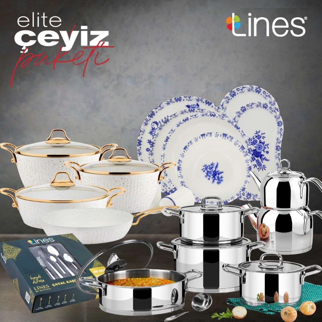 Lines Elite Çeyiz Paketi - 106 Parça