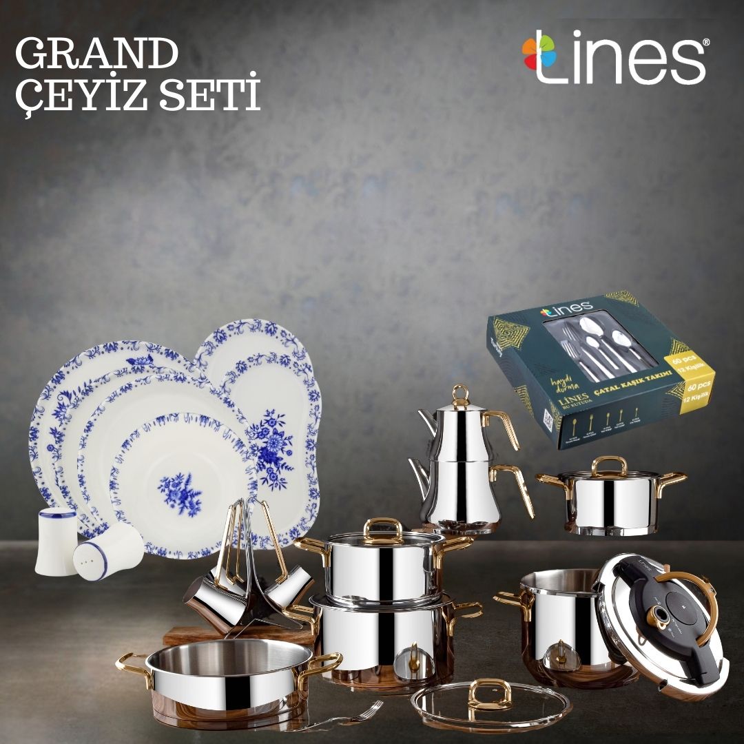 Lines Grand Çeyiz Paketi - 134 Parça