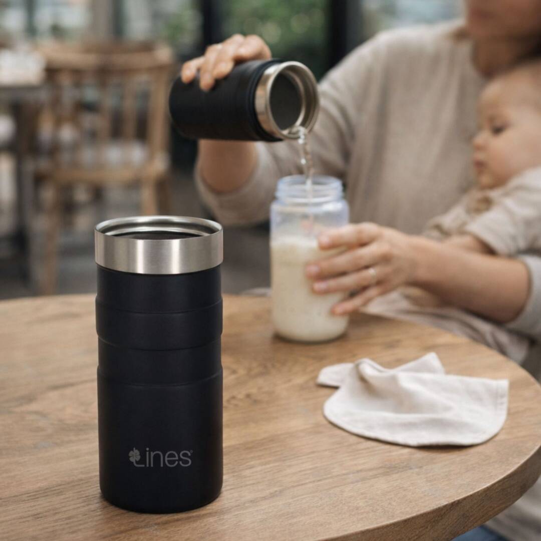 Lines Copper Time - Long Bireysel Çelik Termos –Sızdırmaz Paslanmaz Çelik - 3