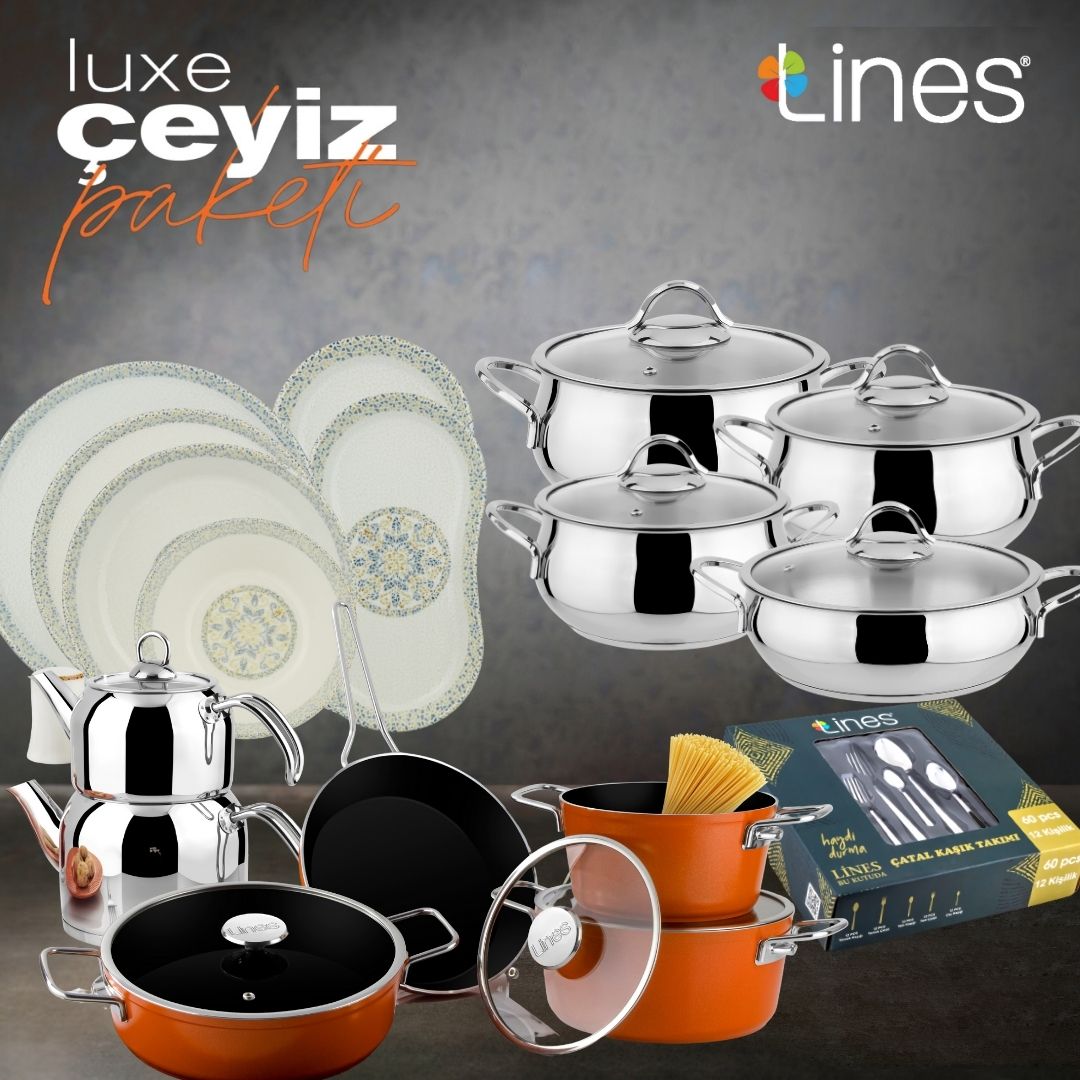 Lines Luxe Çeyiz Paketi - 106 Parça