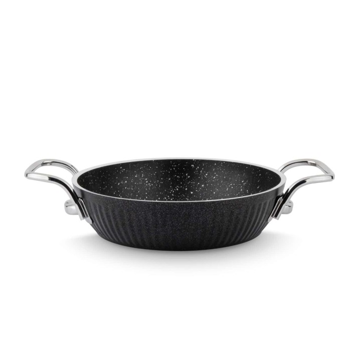 Lines Maya İndüksiyon Taban Granit Sahan Metal Kulp - Siyah - Lines