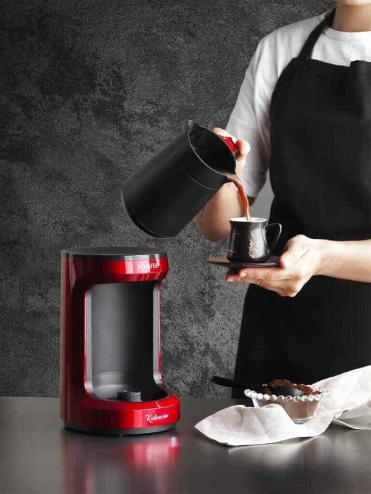 Schafer Kahvecim Kahve Makinesi Kırmızı - Thumbnail