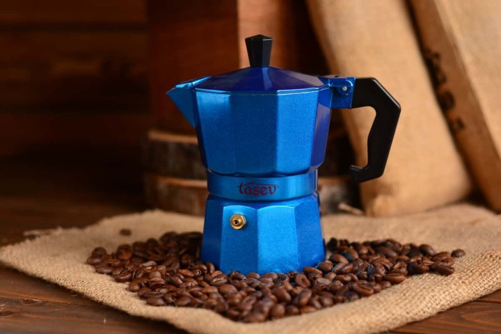 Taşev Piccolo Mavi Moka Pot - Thumbnail