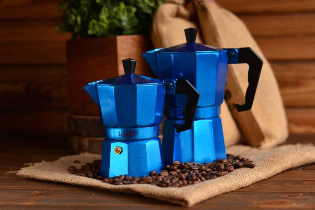 Taşev Piccolo Mavi Moka Pot