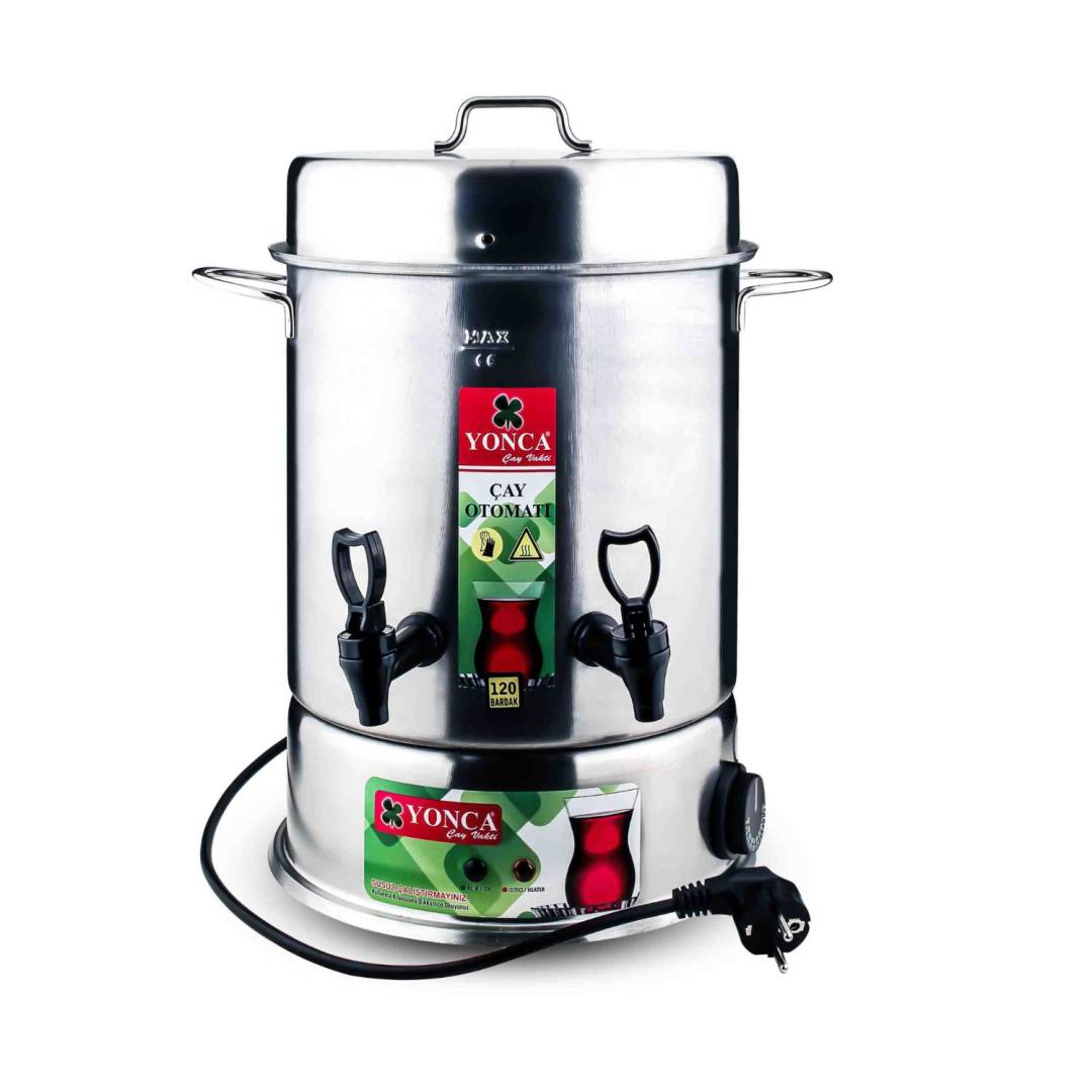 Yonca Elektrikli Semaver Çelik Çay Otomatı - 1